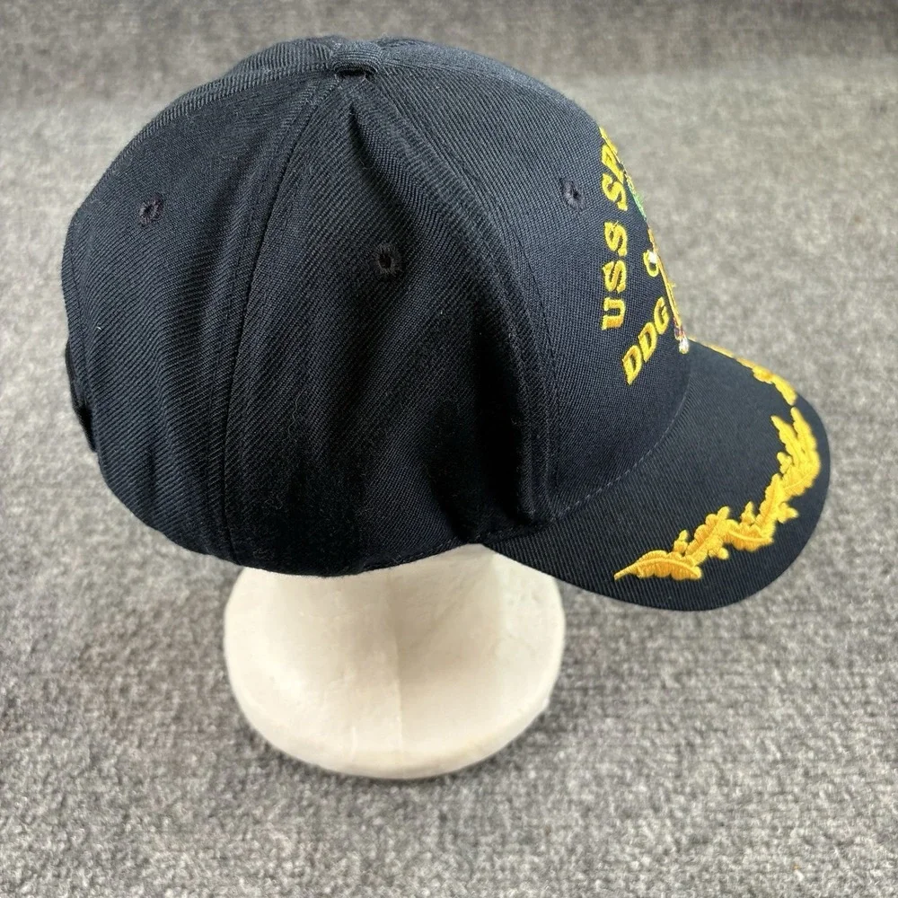 USS Spruance DDG 111 Hat Cap US Navy Military Made USA Black Strapback The Corps
